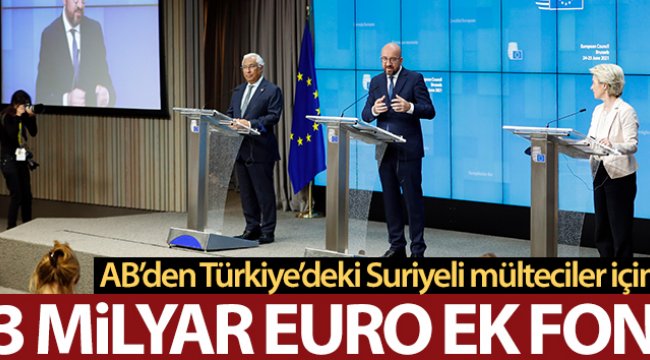 AB'den Türkiye'deki Suriyeli mülteciler için 3 milyar Euro ek fon