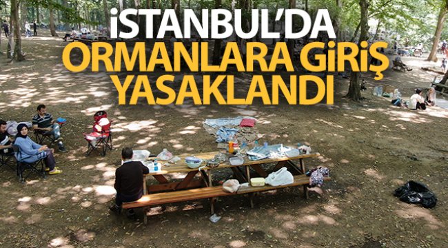 İstanbul'da ormanlara giriş yasaklandı