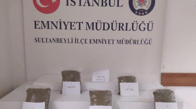 Sultanbeyli'de 2021 yılının ilk yarısında 13 kilo uyuşturucu ele geçirildi