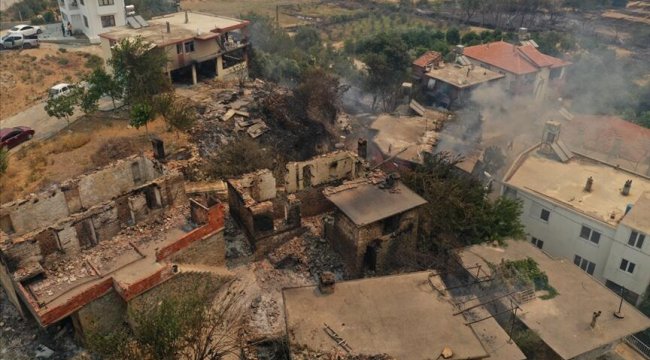 Bakan Kurum'dan yangın bölgelerinde 'hasar tespit' açıklaması