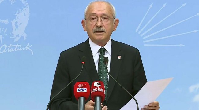 Kılıçdaroğlu: "İklim master planını Millet İttifakı olarak biz hazırlayacağız"