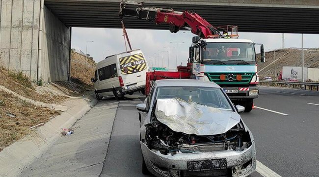 Kuzey Marmara Otoyolu'nda trafik kazası