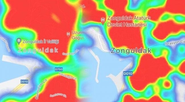 Zonguldak'da koronavirüs vakaları arttı, harita kırmızıya döndü