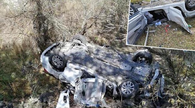 Bolu'da feci kaza! Otomobil, dere yatağına düştü: 2 ölü