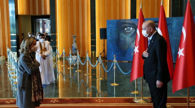 Cumhurbaşkanı Erdoğan, Cumhuriyet Bayramı tebriklerini kabul etti