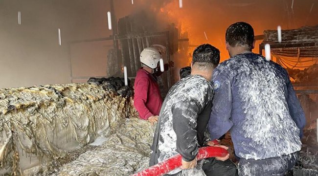 Fethiye'de yangın paniği