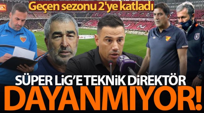 Süper Lig'de teknik direktör kıyımı!