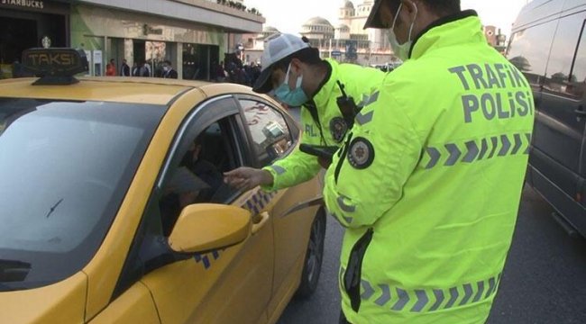 Taksim'de ceza yazılan taksiciden polise: Hakkımı helal etmiyorum
