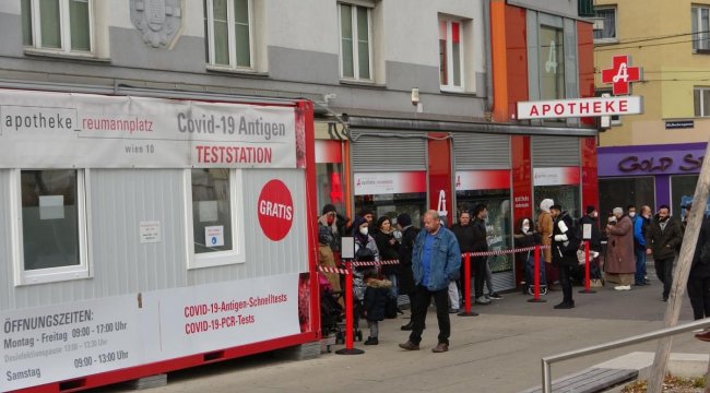 Avusturya'da aşısızlara yönelik sokağa çıkma kısıtlaması yürürlüğe girdi