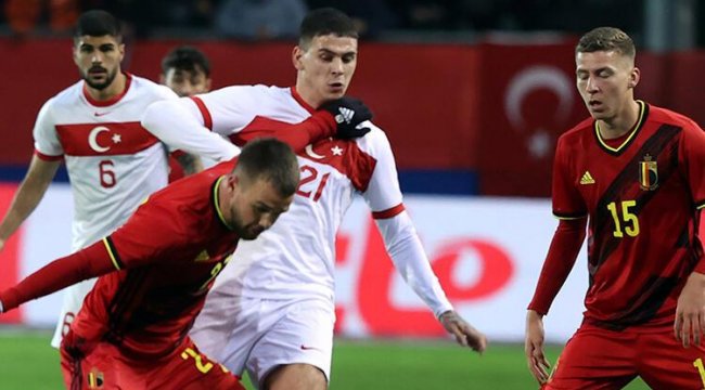 U21 Milli Takımı, Belçika'ya 2 golle kaybetti