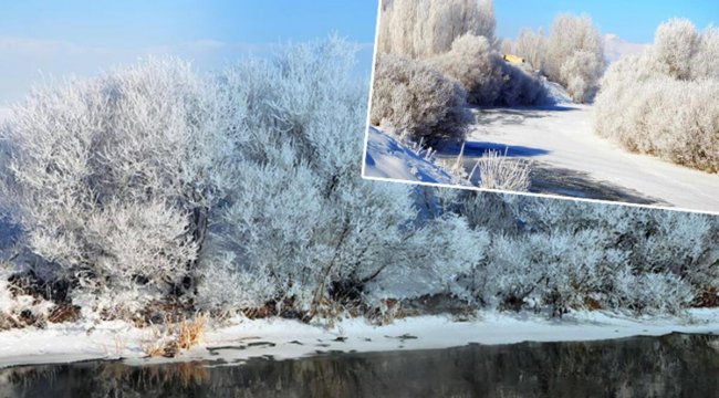 Ardahan'ın Göle ilçesi buz kesti! - 30 dereceyle Türkiye'nin en soğuk yerleşim yeri oldu