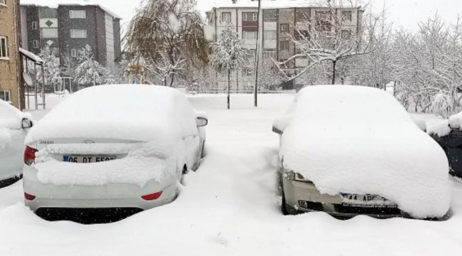 Bitlis'te 50 köy yolu kardan kapandı