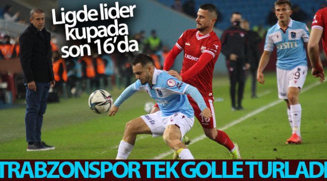 Lig lideri Trabzonspor kupada son 16'da