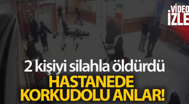 Ataşehir'de hastanedeki silahlı saldırı anı kamerada