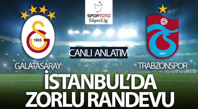 Galatasaray evinde dev maçta Trabzonspor'a mağlup oldu