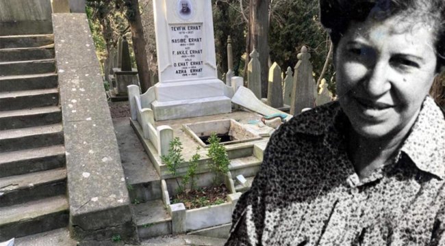 Ünlü çevirmen Azra Erhat'ın mezarına ikinci saldırı