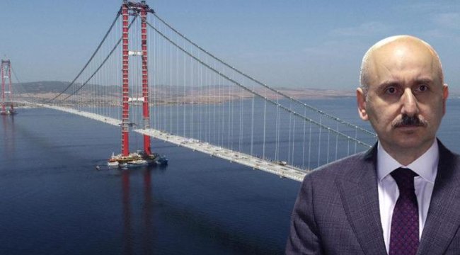 1915 Çanakkale Köprüsü geçiş ücreti belli oldu mu? Çanakkale Köprüsü geçiş ücreti ne kadar, kaç TL? Bakan Karaismailoğlu açıkladı!