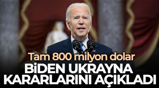 ABD'den Ukrayna'ya 800 milyon dolarlık ek savunma yardımı
