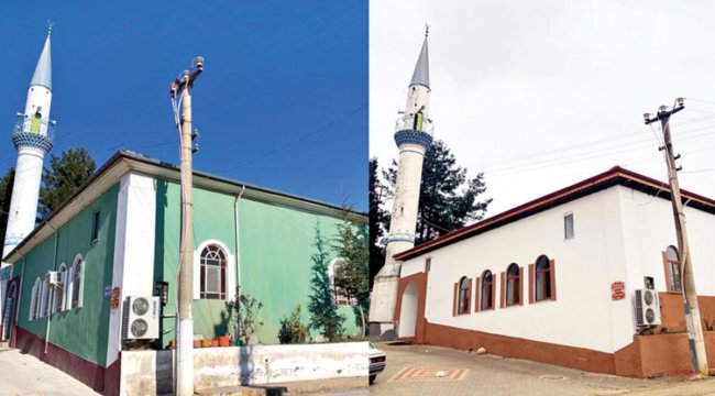 Bir restorasyon faciası daha: Osmanlı camisine yağlı boya