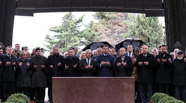 Turgut Özal'ın vefatının 29. yıl dönümü! Anıt Mezar'da anma töreni düzenledi