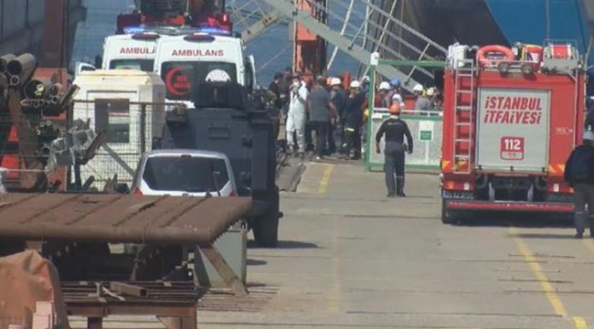 Son dakika... Tuzla Tersanesi'nde patlama: 4 işçi gazdan zehirlendi