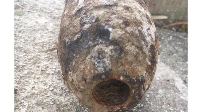 Mezarlıkta patlamamış top mermisi bulundu! Milli Mücadele döneminden kaldığı tahmin ediliyor