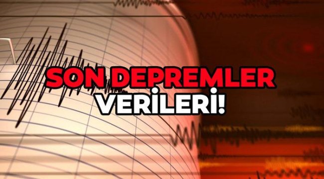 SON DEPREMLER LİSTESİ: Deprem mi oldu? AFAD ve Kandilli son depremler listesi! 25 Haziran 2022 Cumartesi