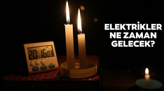 Elektrikler ne zaman gelir? 19 Temmuz 2022 AYEDAŞ-BEDAŞ elektrik kesintisi yaşanacak ilçeler!