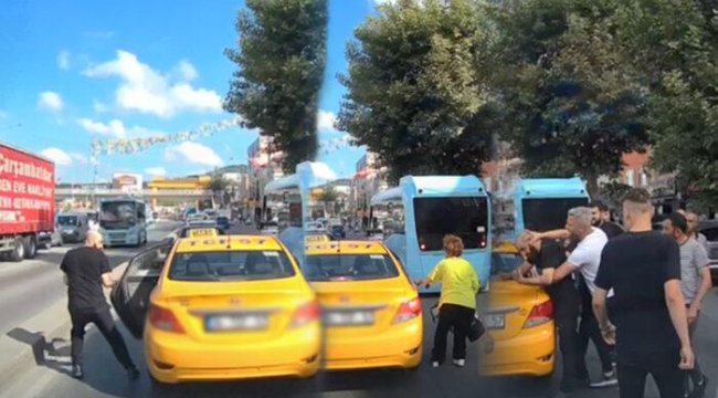 Yer: İstanbul! Kadının peşini bırakmayıp taksiye bindi, vatandaşlar müdahale etti