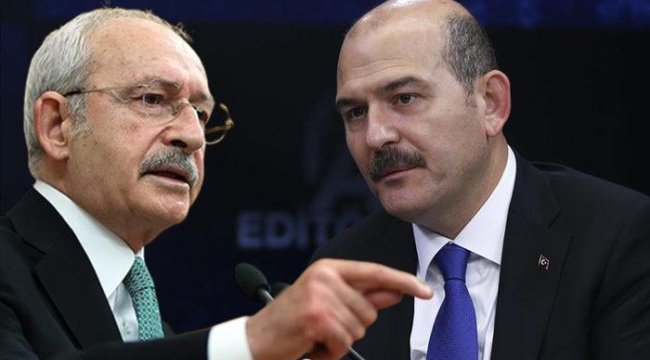 İçişleri Bakanı Soylu'dan Kılıçdaroğlu'nun açıklamalarına tepki