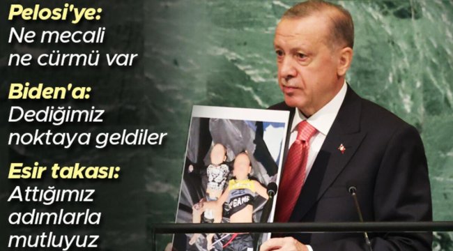 Son dakika... Cumhurbaşkanı Erdoğan: Dünyaya insanlık dersi verdik