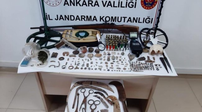 Ankara'da tarihi eser kaçakçılığı operasyonu