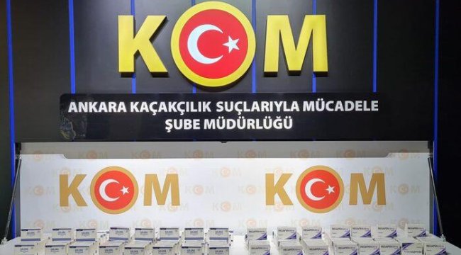 Ankara'da uyuşturucu tacirlerine darbe! Binlerce hap ele geçirildi