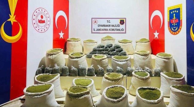 İçişleri Bakanlığı: Diyarbakır'da 542 kilo esrar ele geçirildi