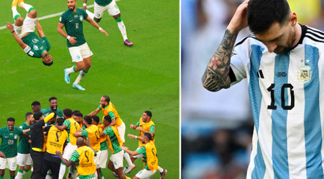 Suudi Arabistan tarih yazdı. Lionel Messi'li Arjantin'e şok yenilgi