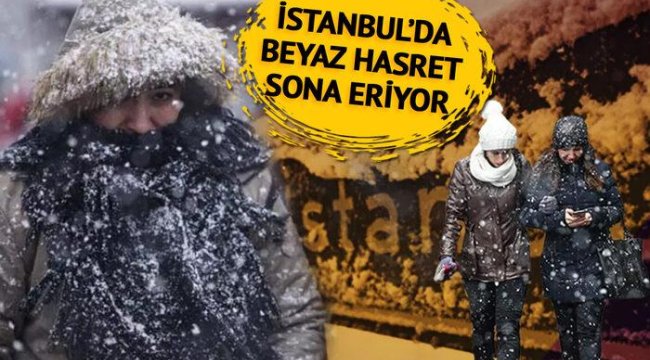 İstanbul'da beyaz hasret sona eriyor! Şubat ayı kapıdan baktıracak, kar yağışı için tarih verildi... İşte son hava durumu tahmini....