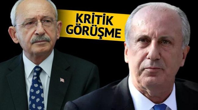 SON DAKİKA | Muhalefet cephesinde 14 Mayıs için 'kritik' viraj! Herkesin beklediği Kılıçdaroğlu-İnce görüşmesi başladı