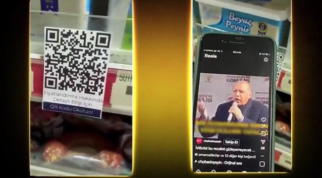 Market raflarında 'Cumhurbaşkanı Erdoğan' protestosu! O sözleri yeniden gündem oldu: Sosyal medyanın konuştuğu QR kodlu video...