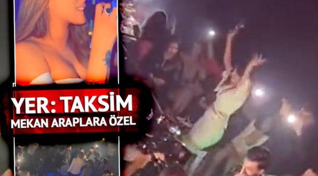 Taksim'de Araplara özel gece kulüplerinde dikkat çeken anlar! Sosyal medyada gündem oldu: İçerisi tıklım tıklım