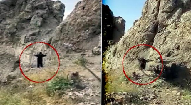 Mehmetçik'in kamerasına anbean yansıdı: Mağaradan çıkan teröristler böyle teslim oldu! Milli Savunma Bakanlığı o görüntüleri paylaştı