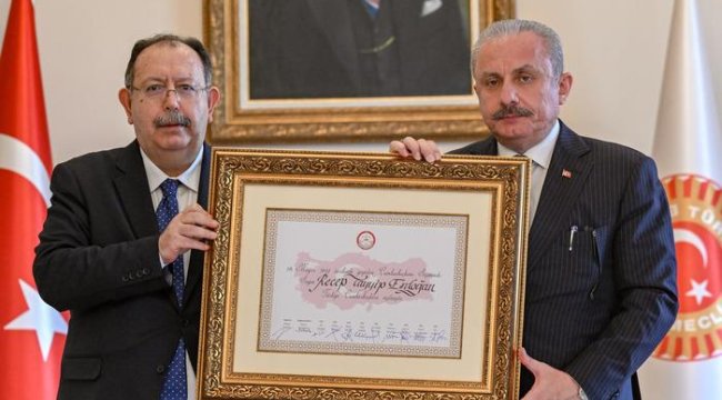 SON DAKİKA | Cumhurbaşkanı Erdoğan'ın mazbatası teslim edildi!