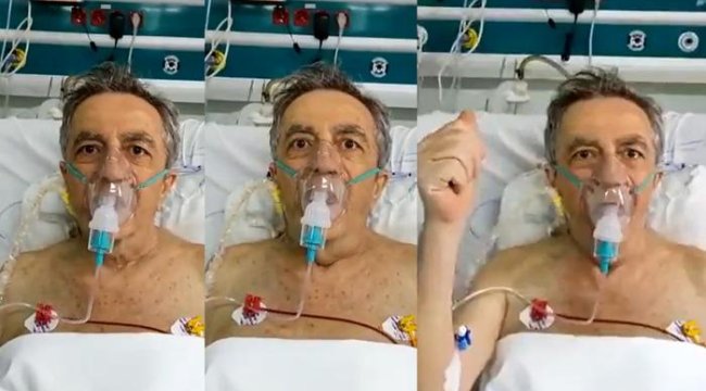 "Yeni akciğerle ilk nefes" Bakan Koca sosyal medyadan paylaştı! Türkiye'de akciğer nakli yapılan en yaşlı hastanın durumu iyi