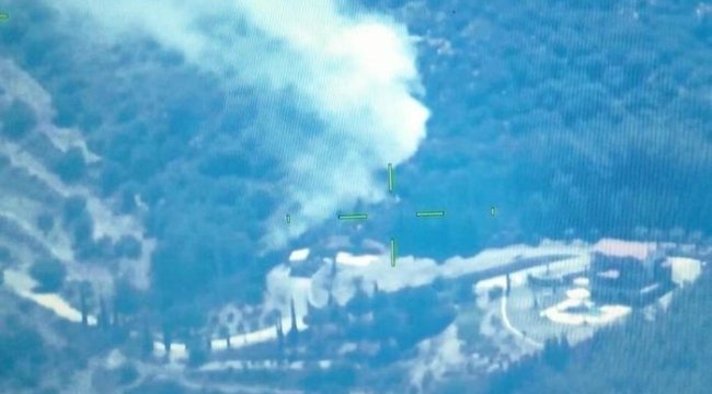 Datça'da orman yangını! Havadan ve karadan müdahale başlatıldı