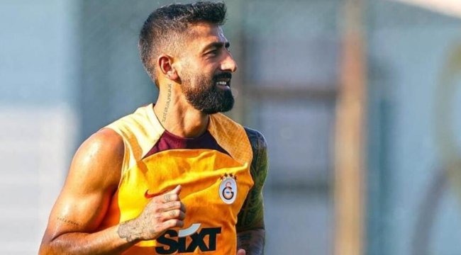 Yeni transfer Kerem Demirbay, Galatasaray ile ilk antrenmanına çıktı