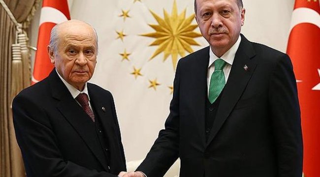 Erdoğan ve Bahçeli arasında sürpriz görüşme