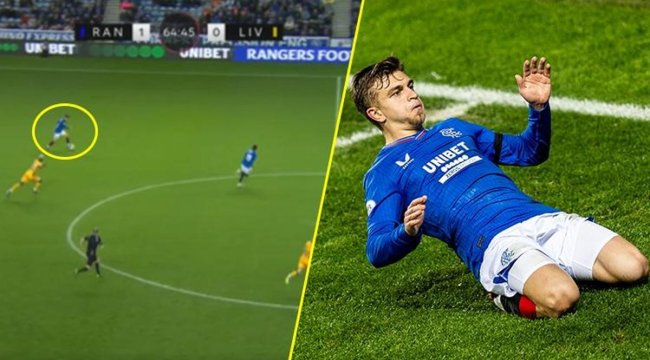 İskoçya Lig Kupası'nda Rangers - Livingston maçına Rıdvan Yılmaz damgası! İnanılmaz golle siftah yaptı