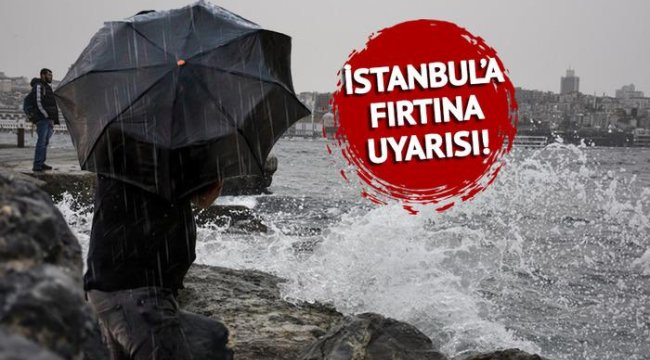 Meteoroloji'den uyarı! İstanbul'da fırtına bekleniyor... 6 ile 'sarı' ve 'turuncu' kodlu uyarı yapıldı!