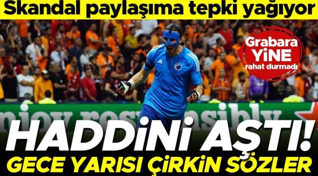 Son Dakika: Kopenhag'da Kamil Grabara'dan haddini aşan Galatasaray paylaşımı! Tepki yağıyor...