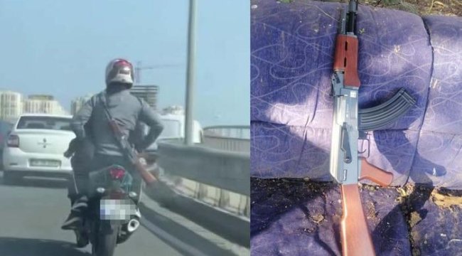 İstanbul'da şoke eden görüntü! AK-47 ile görenler neye uğradığını şaşırdı: Gerçek bambaşka çıktı