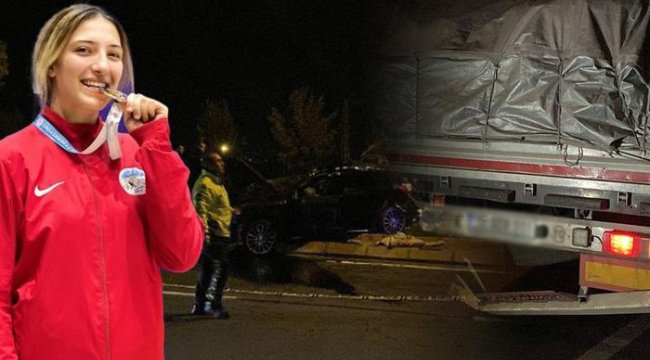 Kayseri'de feci kaza! Avrupa Şampiyonu milli sporcu Buket Kaya hayatını kaybetti